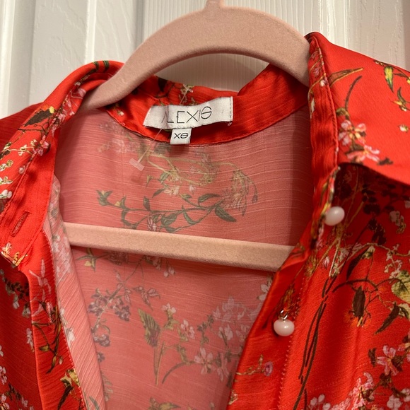 Alexis Loe Blooming Red Dress - Picture 7 of 7